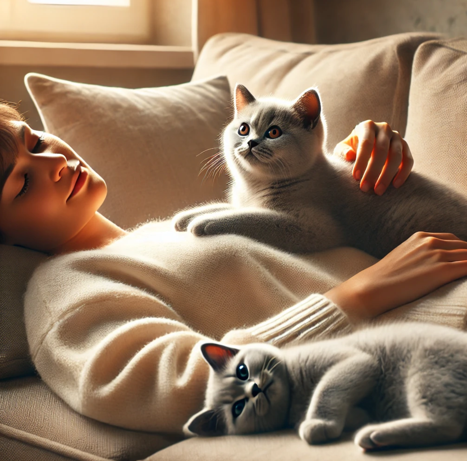 Wie Katzen mir durch die Depression helfen: Die heilende Kraft von Simba und Millow