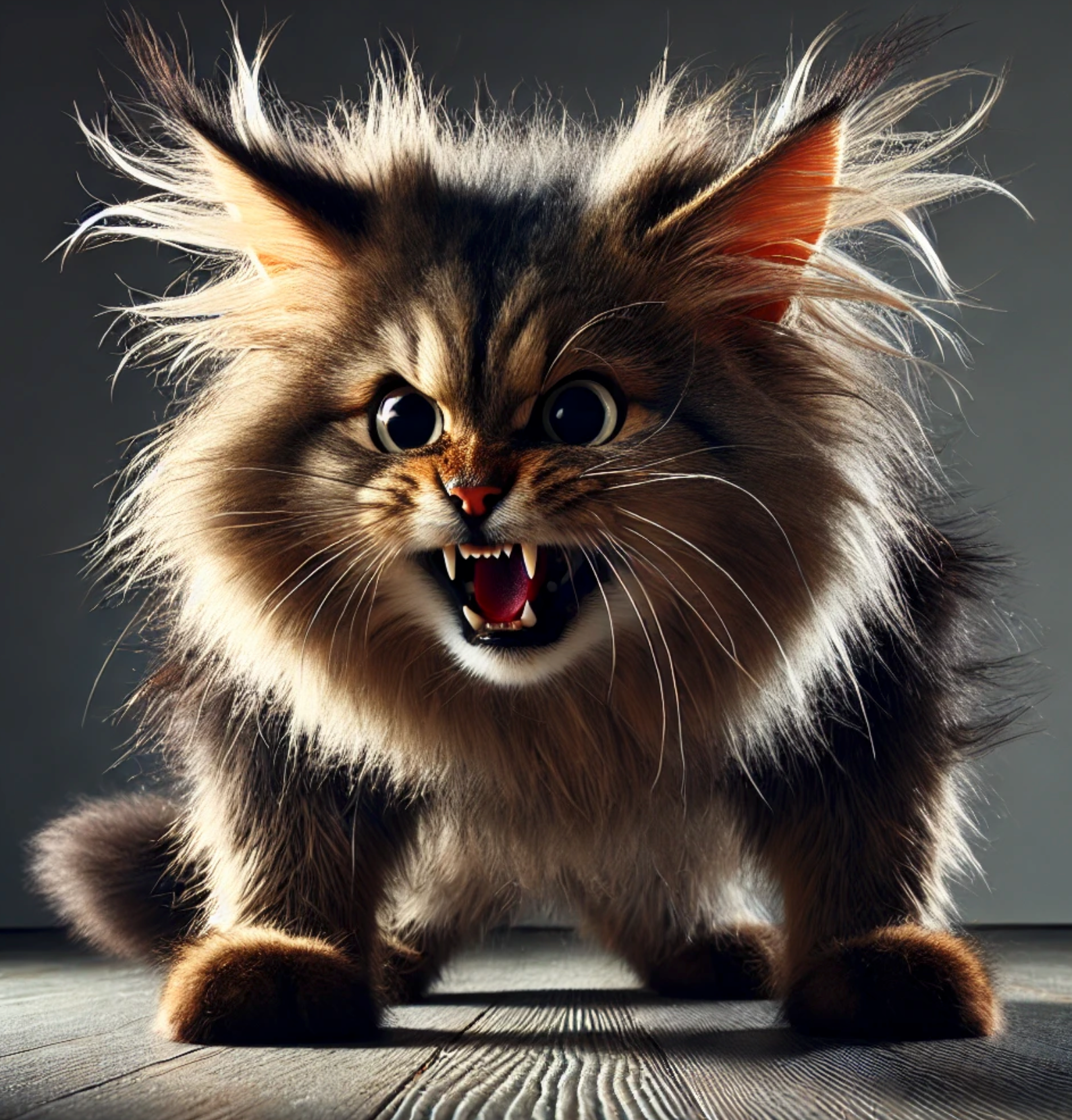 aggressive Katzen