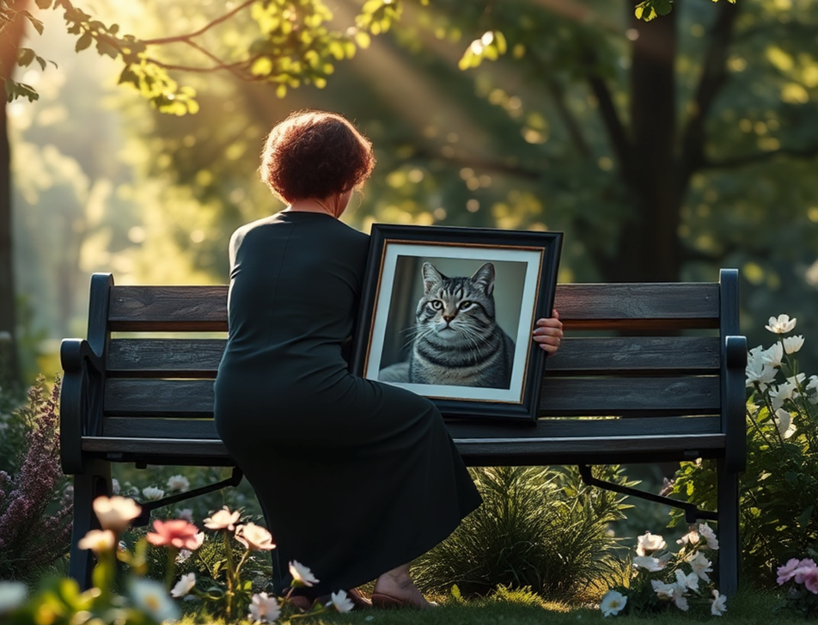 Trauer um eine Katze