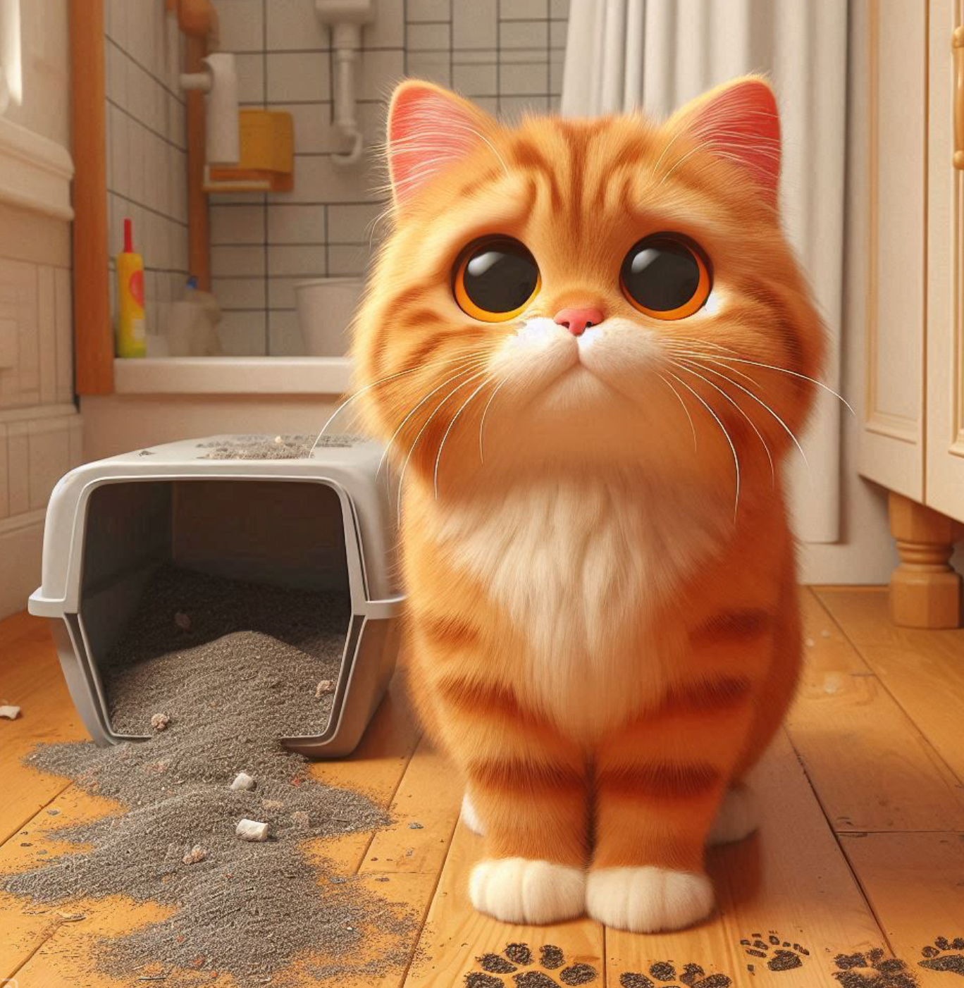 Neue Katze geht nicht aufs Klo