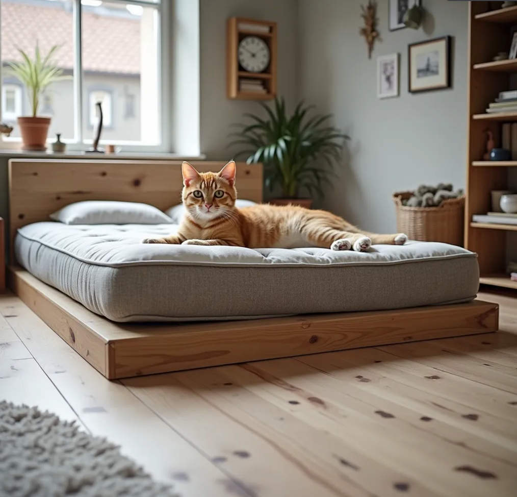 warum kratzt meine Katze am Bett